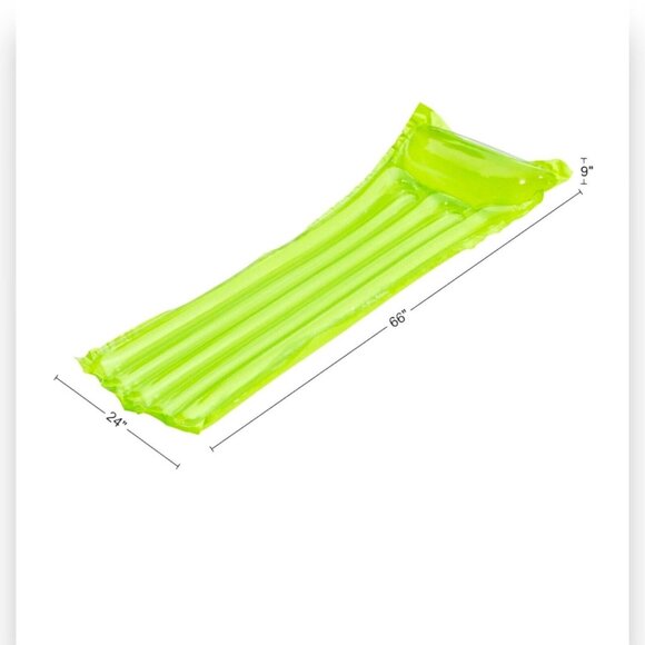 Bluescape Pink & Green Tropical Inflatable Swim Tube Pool Float Bundle! NEW! - Picture 8 of 9